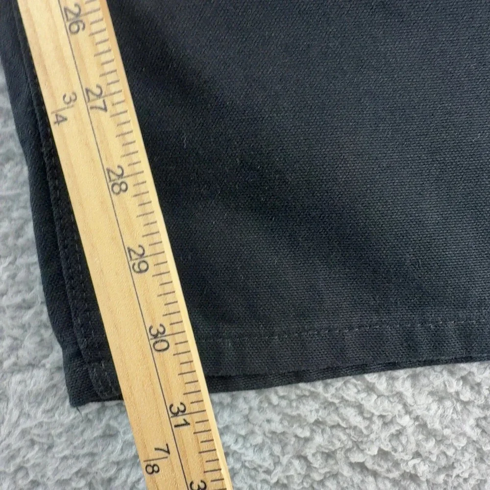 Carhartt Jeans Mens 40x32 Black Loose Straight Washed Duck Dungaree Orginal Fit